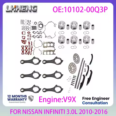 Engine Rebuilding Kits For NISSAN NAVARA NP300 PATHFINDER INFINITI EX FX Q70 QX50 QX70 3.0L 3.0 L T 