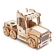 dOLOb-DIY木質收納盒-連結貨櫃車頭2代-耶誕交換禮物