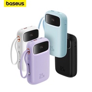 ✧ ☾ ♞Baseus Qpow2 Power Bank 20000mAh 10000mAh PD 22.5W 20W Fast Charging Powerbank Built in Dual-C