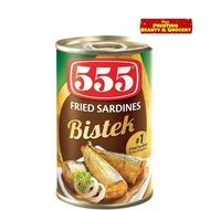 555 Fried Sardines Bistek 155g Filipino Favorite