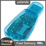 【yolanda】 USB SIM Card Reader Copy Cloner Kit SIM Card Reader GSM CDMA SMS Backup + CD