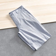 Withdraw from Cupboard Good Goods Texture Seersucker Export Men's Tail Goods Fashionable All-Match Breathable Comfort and Casual Half Length Shorts