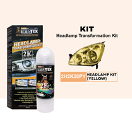 Samurai Headlamp 2K Clear Transformation Kit Headlamp Coating Headlight Restoration CLEANER POLISH L