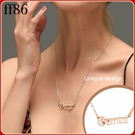 2/3/5 English Letter Twelve Zodiac Sign Friendship Necklace Ins DIY Chic Exquisite Pendant for Lover