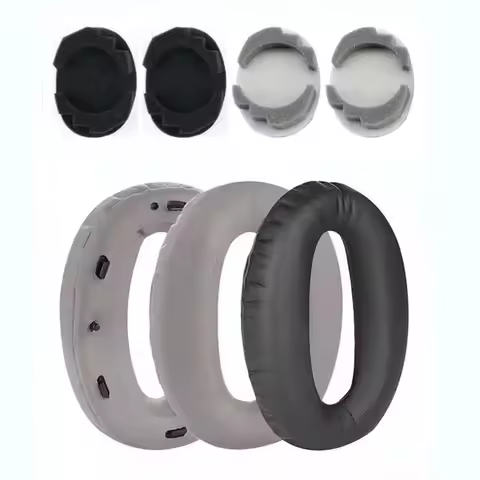 Cooling Gel Replacement Ear Pads for Sony WH-1000XM3 1000XM4 1000xm5 Protein Leather Cushion for 100