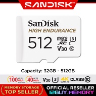 SanDisk High Endurance microSD Card Security Dash Car Cam CCTV 32GB 64GB 128GB 256GB 512GB QQNR 12BU