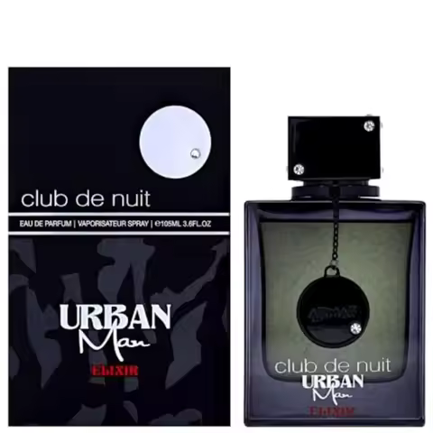 Armaf Club De Nuit Urban Man Elixir for Men Eau De Parfum Spray 3.6 Ounce