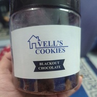 Blackout chocolate cookies