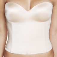 Dominique Women's Ariel Hidden Underwire Longline Bridal Bra (32A-44DD-E) #8541 Nude