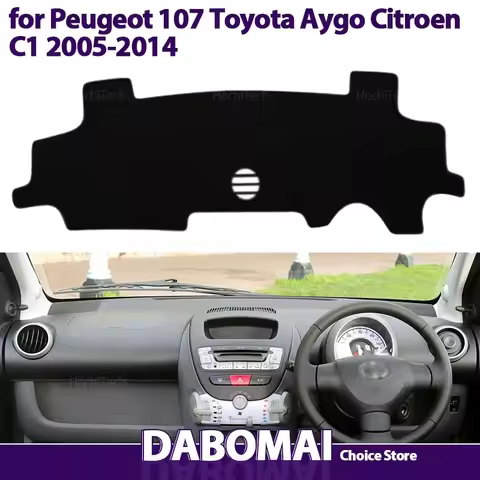 Dash Board Sunshade Anto-UV Carpet Dashboard Cover Protective Pad for Peugeot 107 Toyota Aygo AB10 A
