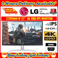[2-Hours Delivery Available*] LG 27UP600-W 27Inch 4K UHD IPS Monitor with VESA Display HDR 400 27UP600 3-Years Local Warrannty (*Order Before 2pm on working day, will deliver the same day, Order after 2pm, will deliver next working day.)