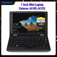 7 Inch Mini Laptop J4105 J4125 12GB RAM Max 2TB SSD Ultrabook