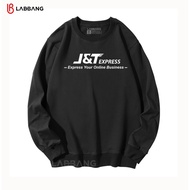 Sweater Crewneck J&T Express Pria Wanita Cotton Fleece Premium Baju JNT