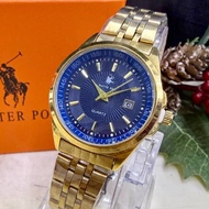 Original Master-Polo Watch set & Women Stainless Steel Watch Jam Tangan Pasangan High Quality Watche