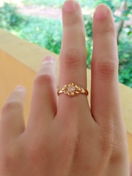 Cincin Wanita Emas Asli Model Bunga Terbaru Cincin Emas Fashion Kekinian Cincin Cewek Cincin Nikah Cincin Kawin Wanita Kado Ulang Tahun Kado Pernikahan