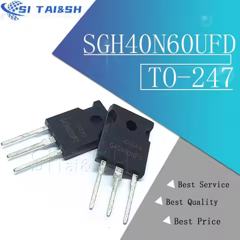 Si Tai&SH 1PCS SGH40N60UFD TO-247 SGH40N60 40N60 G40N60 F40N60UFD TO-3P MOS FET transistor