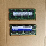 Laptop ddr3 4GB一對