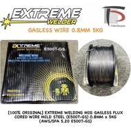 [100% ORIGINAL] EXTREME WELDING MIG GASLESS FLUX CORED WIRE MILD STEEL (E500T-GS) 0.8MM x 5KG (AWS/S