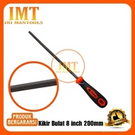 8 inch Round Rubber Handle Iron File Kapusi 8 inch Round Iron File/ 8 inch Iron File K-3761