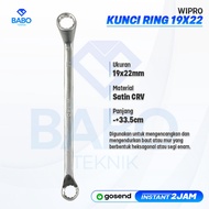 Wipro Satin Ring Spanner 19 x 22