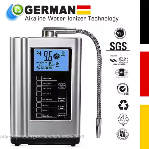 Alkaline Water Ionizer Machine 729, Built-in a Filter, Produces PH 4-10.5 Water, 7 Water Settings, U