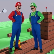Fast Delivery From Bangkok Mario Set Fancy Dress Mario​ Cosplay Costume​ Dress​ Super Economy Editio