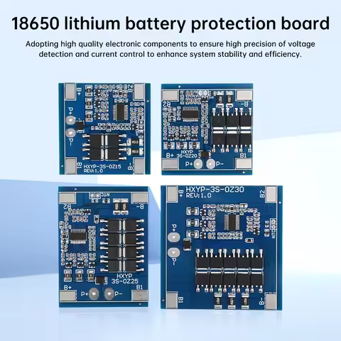 3S 12V 15A 25A 30A BMS 18650 Lithium Battery Protection Board 11.1V 12.6V Anti-Overcharge With Balan