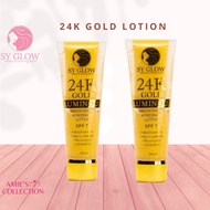 SY GLOW [2 PCS] 24K GOLD LUMINOUS LOTION SPF 75 Brightening & Whitening 250ml - SET 10 Whitening Bod