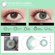 (COD)JOLIE DIVA GRAY BROWN 1pasang lensa kontak warna Cute Look softlens dubai softlens soflen mata