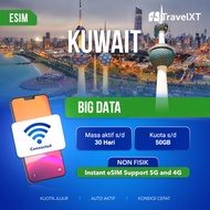 TravelXT SG Kuwait eSIM – 3GB–30GB High Data | 4G/5G Travel Internet Roaming