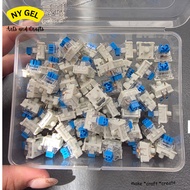 Mechanical Keyboard Switches,3 Pin Blue Keyboard Clicker Replacement Pre-Lubricated Clicky K