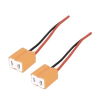 A48M-Professional 2Pcs H7 Ceramic Led Bulb Socket Holder H7 Headlight Ceramic Plug Adapter Extension