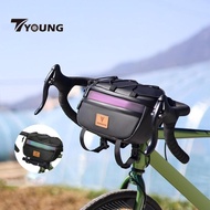 [In Stock] Bike Handlebar Bag Multiuse Bike Front Bag for Outdoor Travel Mountain Bikes