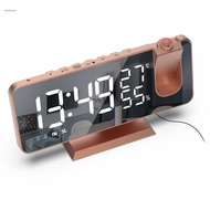 Tyrant Gold White Letters Digital Projection Clock FM Radio Auto Power Off Radio