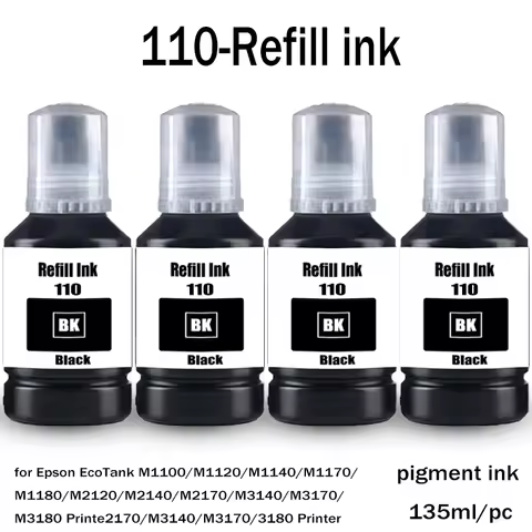110 Refill Ink C13T03P14A Compatible for Epson M1100/M1120/M1140/M1170/M1180/M2120/M2140/M2170/M3140