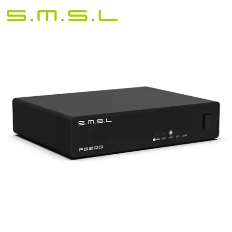 SMSL PS200 PRO Decoder ES9039Q2M chip MQA MQA-CD 768kHz(32bit) DSD512 Decoding Hi-res Audio High-end