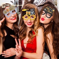 ge 2026 New Year ck Gold Glasses New Year's Eve Theme Party Decoration Glasses Frame Christmas Gift 