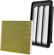 Capume 2PCS Cabin Engine Air Filter Kit JM802 JMAA00 Fits for 2016-2021 Civic L4 1.5L, 2017-2022 CR-