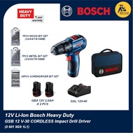 BOSCH 12V Cordless GSB 12V-30 Impact Drill / Driver Professional ( 0 601 9G9 1L1 )