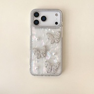 RIZHIHONG | เคส iPhone ขอบเพชร กันกระแทก 17ProMax 16Promax 15promax 14pro 13 12/11