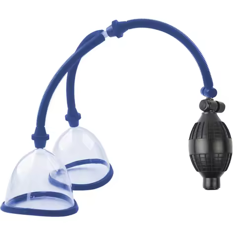 Silicone Manual Nipple Enhancement Pump Enlarge Massage Breast Suction Vacuum Cup Nipple Vagina Clit
