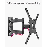 BuyerPick NB North Bayou TV Rack P4 32 - 55 Inch Single Arm LCD Led Wall Mount TV Bracket Full Motion Centilever TV Rack