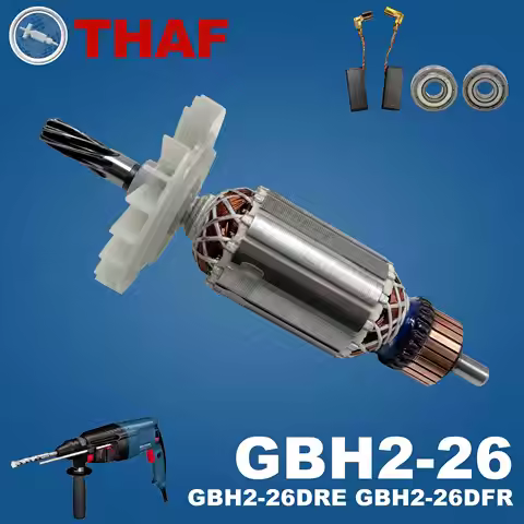 AC 220V 240V GBH2-26 GBH2-26DRE GBH2-26DFR Armature Rotor Stator For BOSCH Hammer Drill Spare Parts