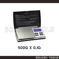500 Gram x 0.1g Portable Electronic Pocket Scale Precision Balance Gold Balance Jewellery Electronic