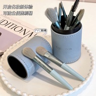 T Tiff's House Round Barrel Makeup Brush Set of 8 Eyeshadow Brush Blush Brush Eyebrow Brush Exquisit