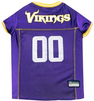 NFL Minnesota Vikings Dog Jersey, Size: Medium. Best Football Jersey Costume for Dogs & Cats. Licens