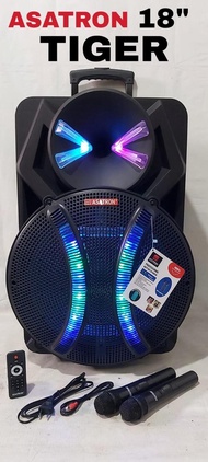Speaker Asatron 18 inch Asatron Tiger speaker portable karaoke Asatron