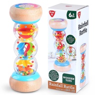 Rainmaker - Montessori Baby Toys for 6-12 Months 1 Year Old, Newborn Baby Rattle Shaker Sensory Toy,