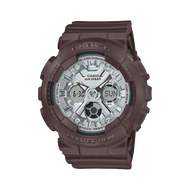 Casio Baby-G (BA-130SW-5ADR) Brown Resin Strap Shock Resistant 100 Meter World Time Watch