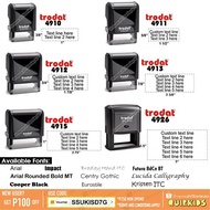 Customized Trodat Self Inking Stamp 4910 / 4911 / 4912 / 4913 / 4915 / 4926